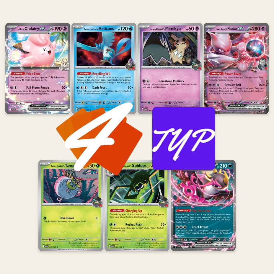 Seeing if Team Rocket's Mewtwo ex is a good deck!